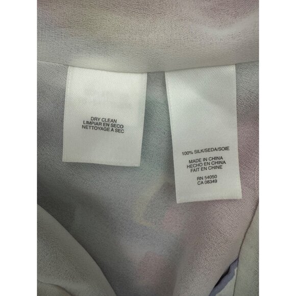 Jones New York Multi-Color Vibrant Silk Sleeveless Dress Size 14 Summer Wedding - Picture 7 of 8